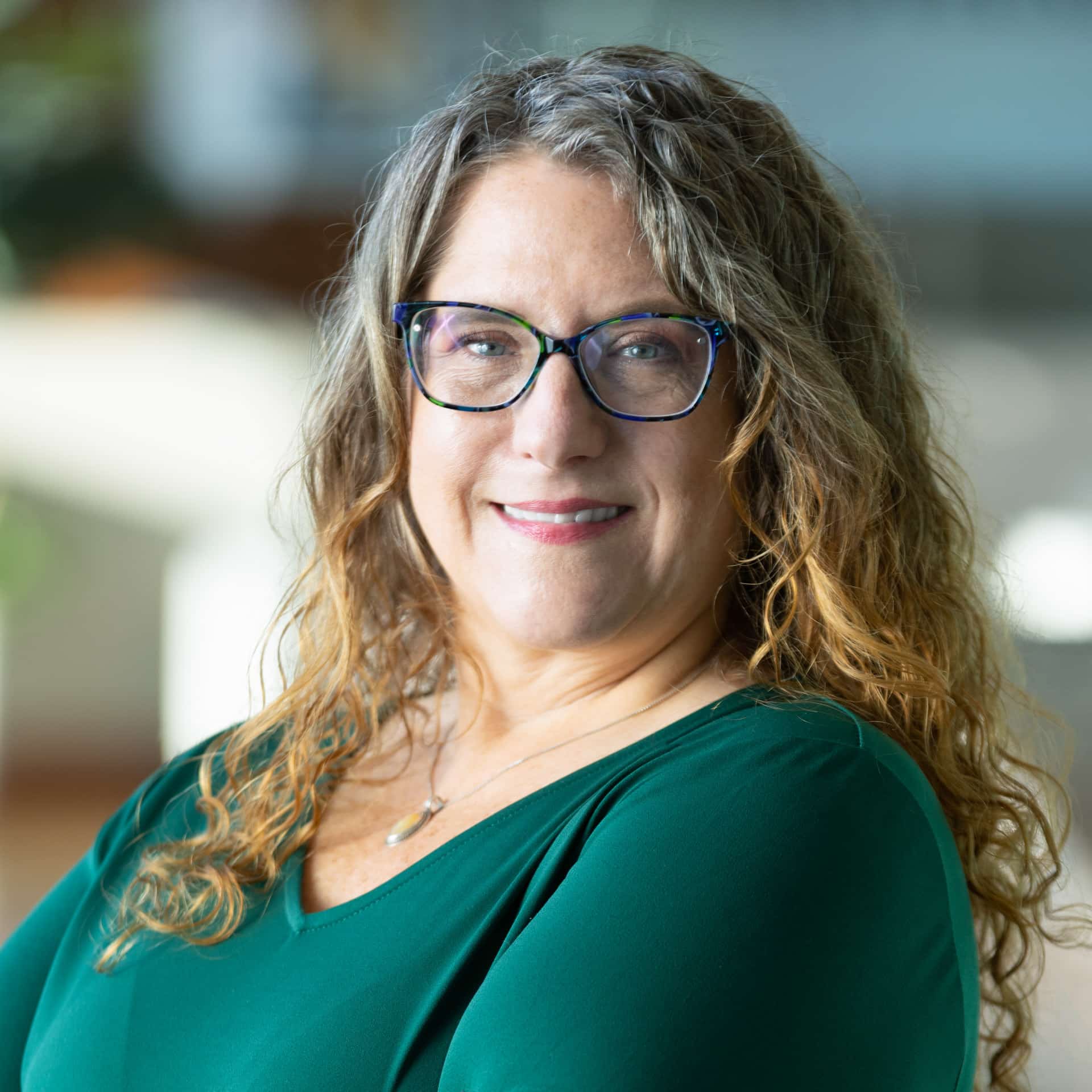 KU Innovation-Headshot-Kerri Johnson A portrait of Kerri Johnson smiling